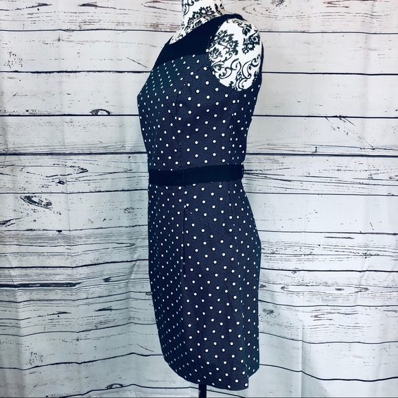 EUC Tommy Hilfiger Polka Dot Dress w/ pockets Navy - Picture 3 of 8